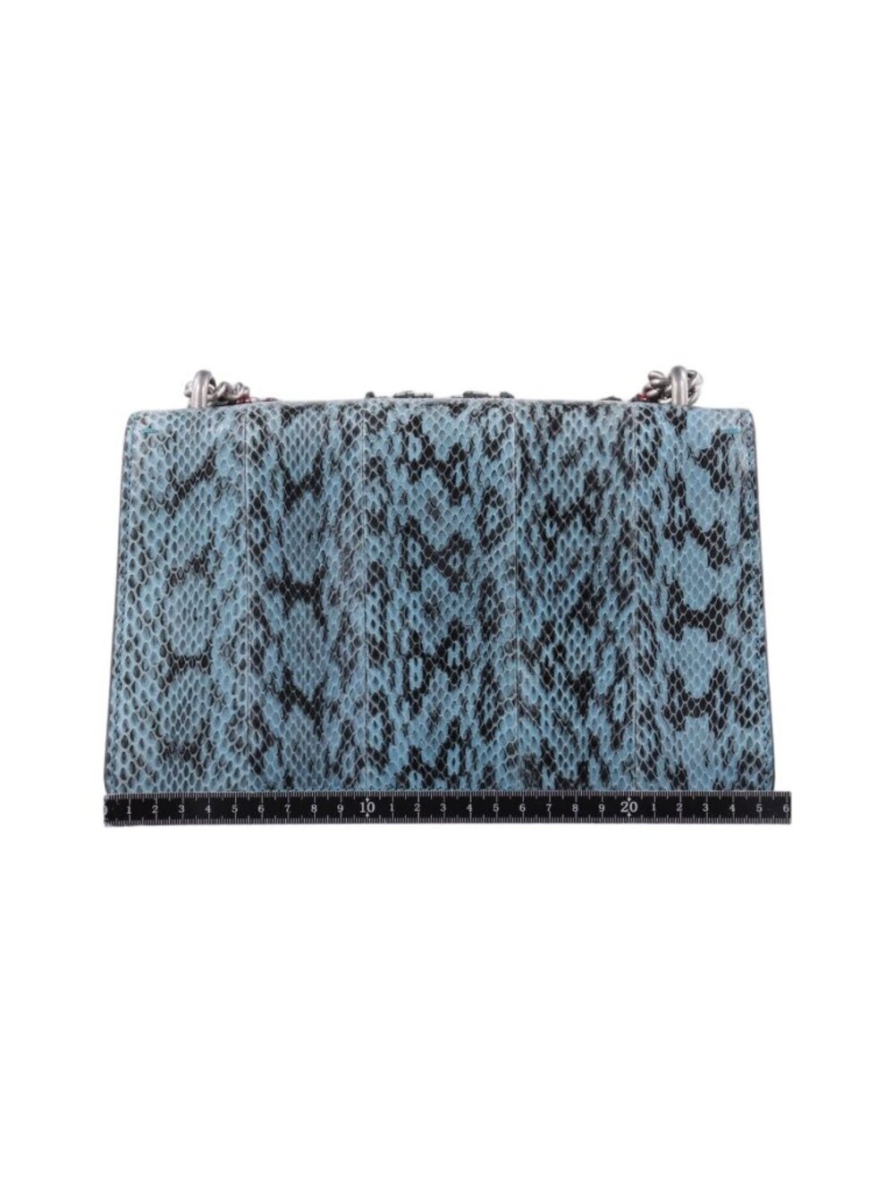 ★SOLD★ Gucci Dionysus Blue Multicolor Snakeskin Messenger Bag - Picture 2 of 15